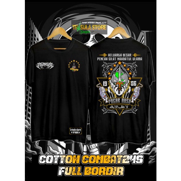 kaos pagar nusa full bordir termurah
