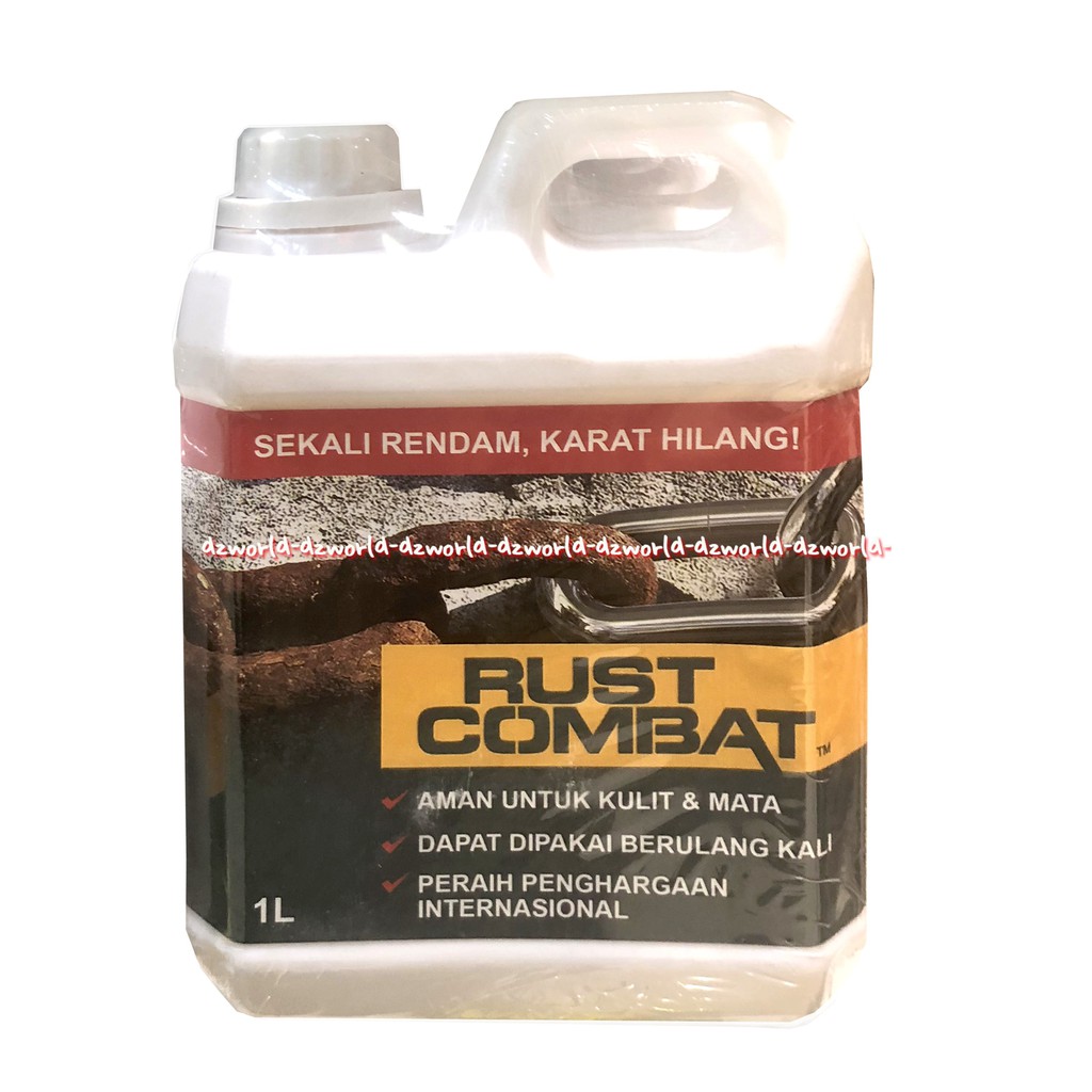 Rust Combat 1L Cairan Penghilang Karat Sekali Rendam Karatan Penghilang Rast Kombat Rus Combat 1 Litter Karat Besi Stainless 1Liter