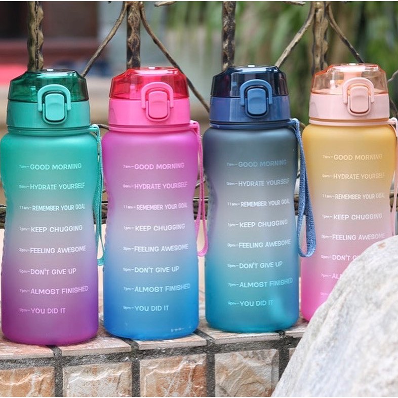 BOTOL MINUM MOTIVASI JUMBO MIRIP QUIFIT 2 Liter & 3,8 Liter