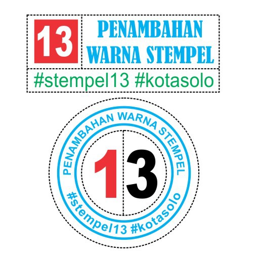 

Penambahan Warna Pada Stempel Flash 2 - 3 warna