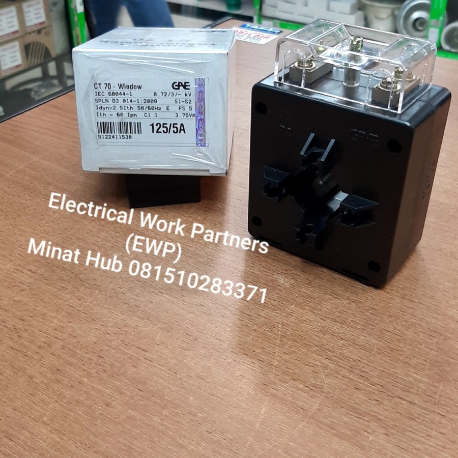 PROMO  CURRENT TRANSFORMER CT 70 125/5 125 / 5 GAE
