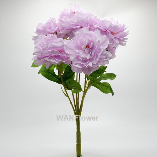 WANFlower Bunga Peony Belanda X7 * UNGU MUDA