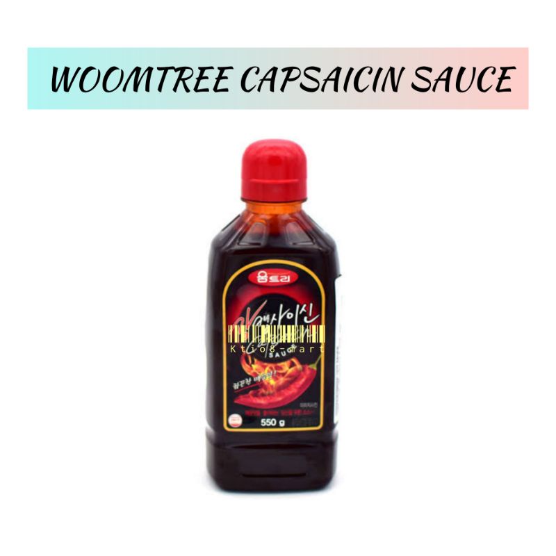 

Woomtree Capsaicin Sauce 550gr/ Hot Spicy Sauce/ Import