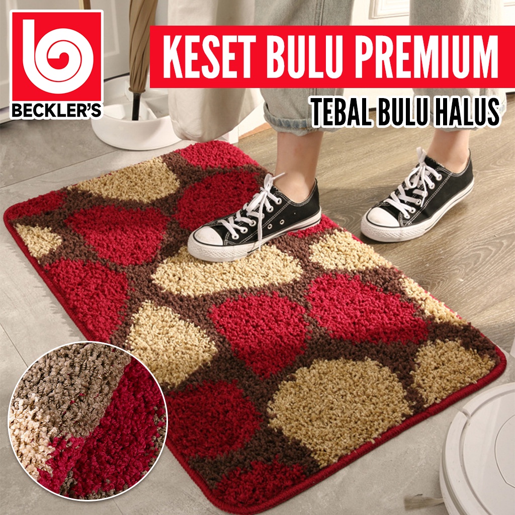 House Mat / Keset Kaki / Keset Kamar Mandi Tebal AntiSlip UK 40X60CM IMPORT