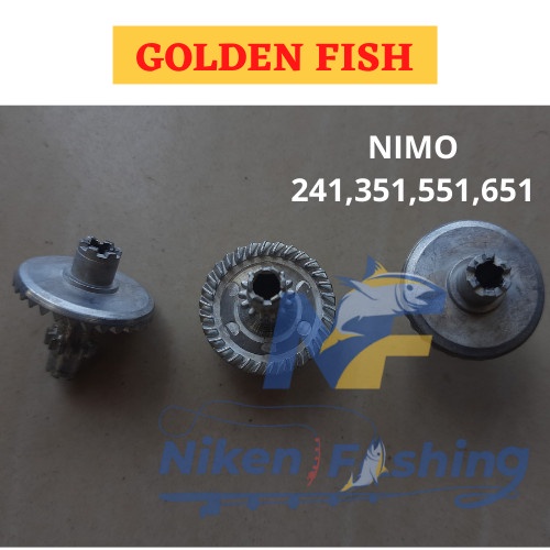 GIGI PAYUNG DRIVE GEAR REEL GOLDEN FISH