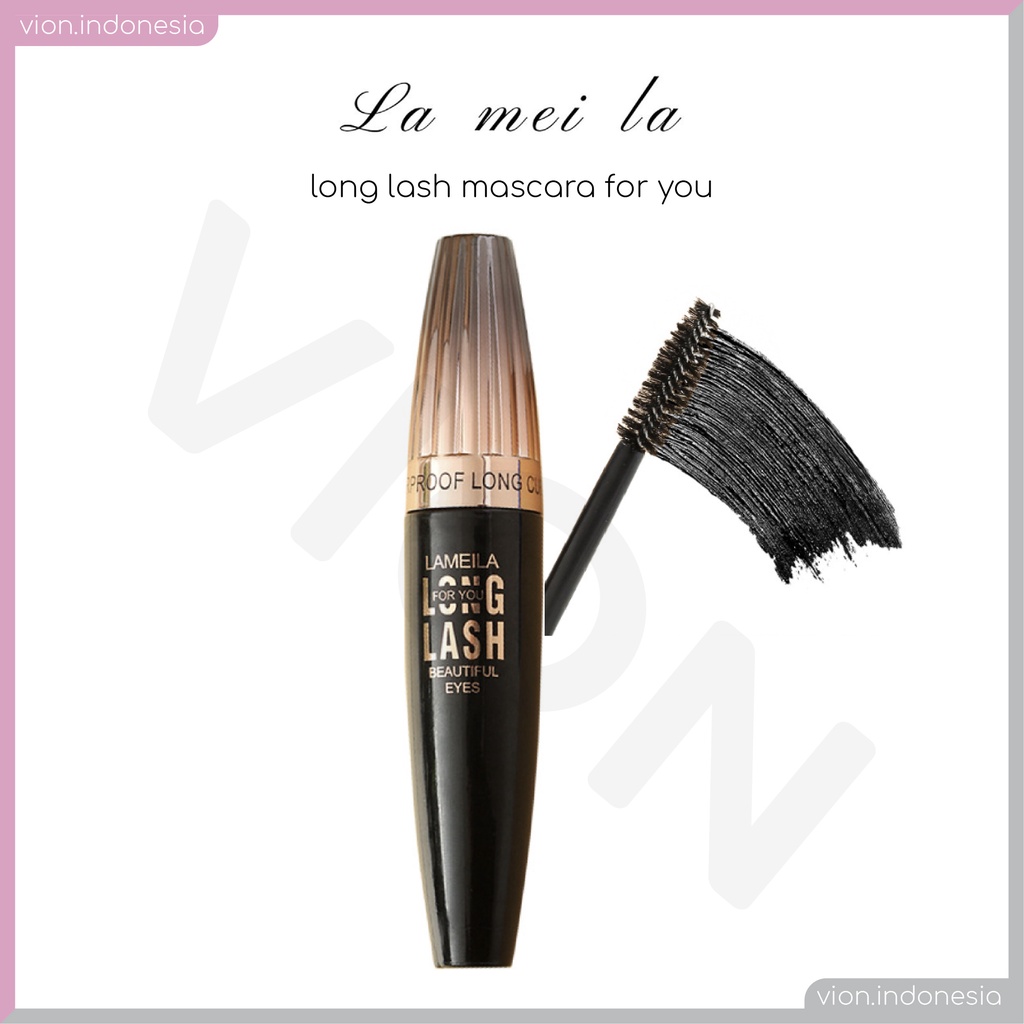 LAMEILA Long Lash Mascara For You Waterproof Curl Maskara Original LA032