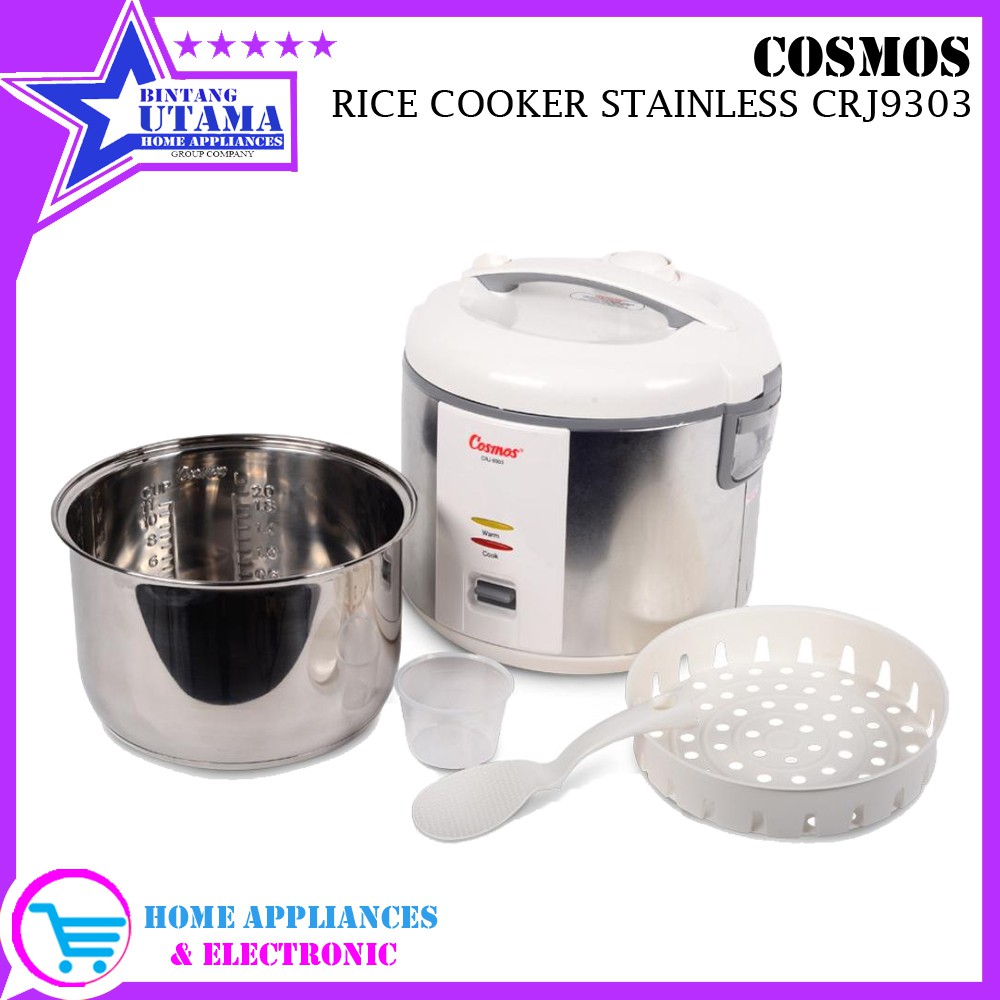 (COD) MAGIC COM / RICE COOKER COSMOS CRJ 9303 / CRJ9303 / CRJ-9303 [2 LITER] (TERMURAH)