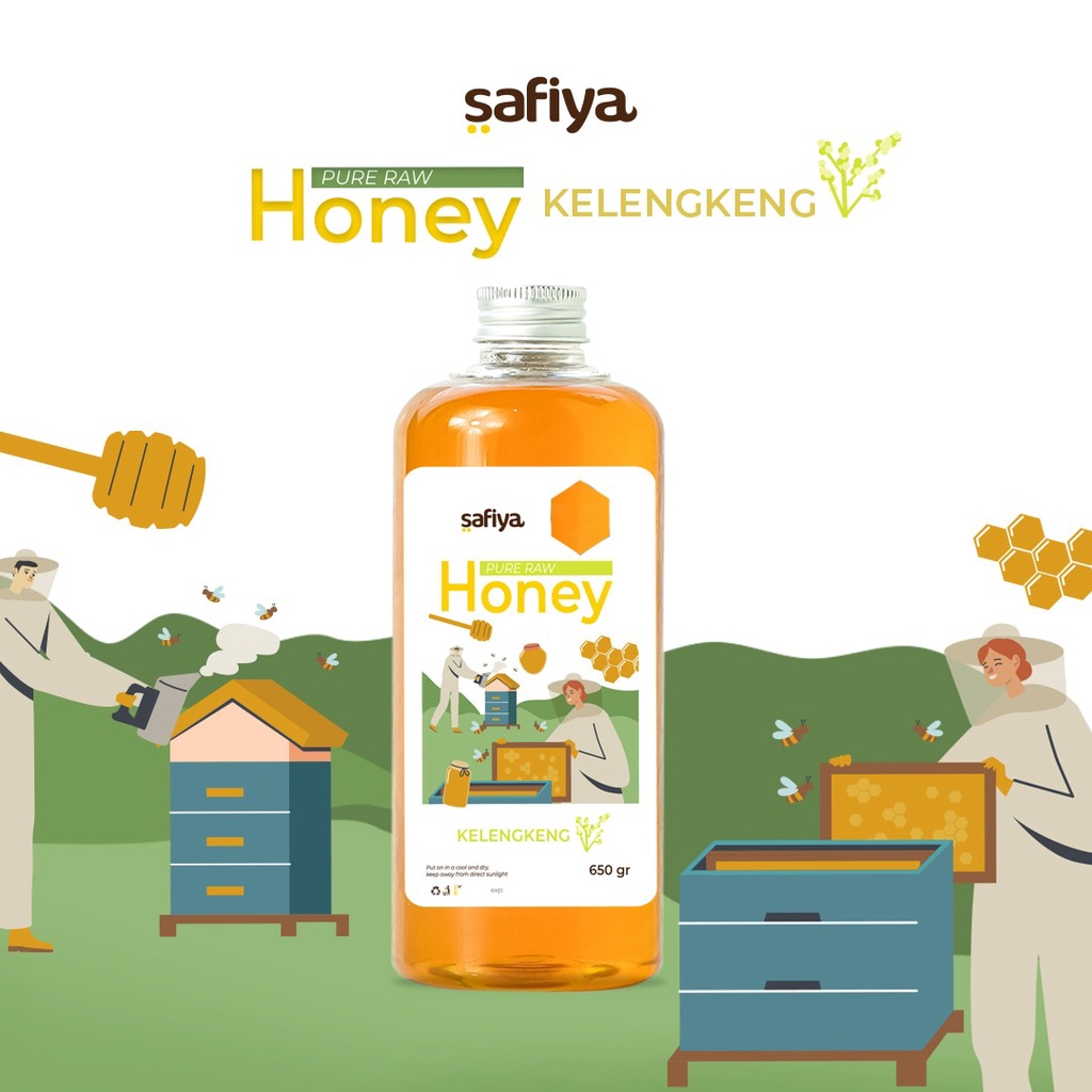 Madu Murni Asli 650 Gram | Safiya Raw Honey Premium Original Series