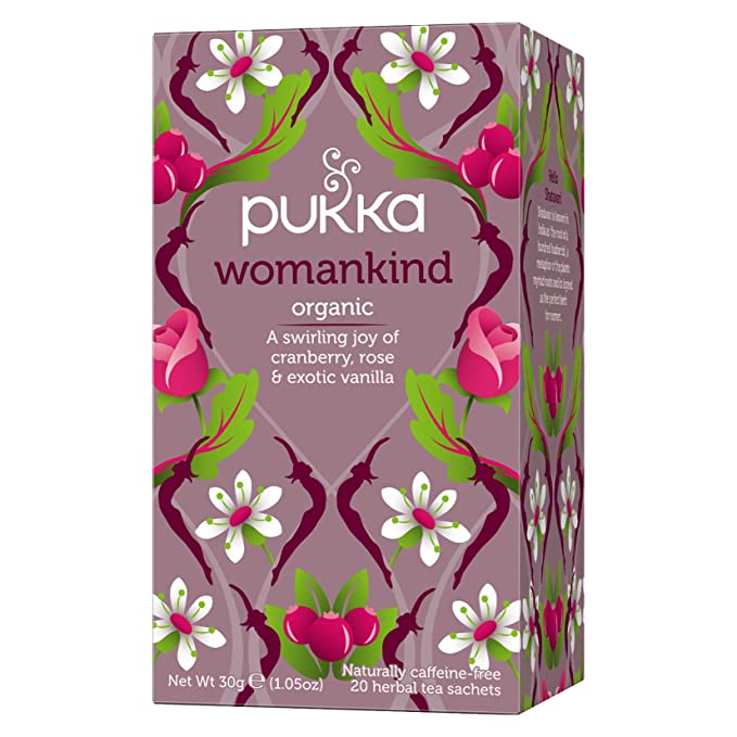 

Pukka Womankind Organic Herbal Tea Cranberry & Rose 20 x 1.5 Gram