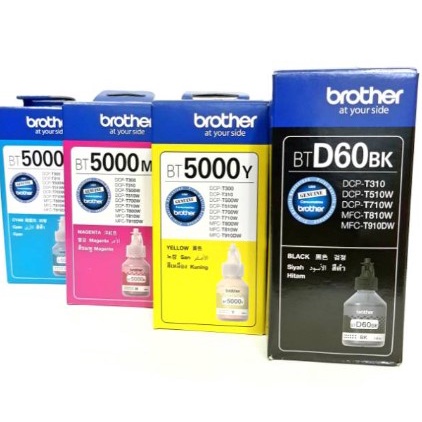 Tinta printer BROTHER BT5000 BT6000 D60BK DCP T710W DCP T300 DCP-T310 T800W T810DW T910DW X001