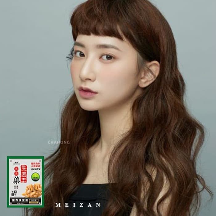 MEIZAN - COFFEE pewarna cat rambut shampo ginseng hair color cream