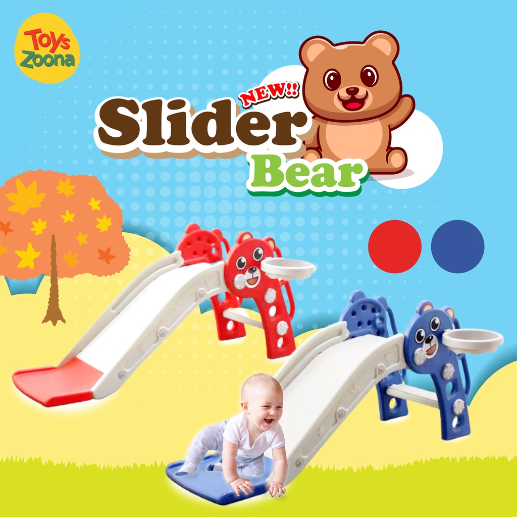 ToysZoona Perosotan Mini Bear / Perosotan Beruang Mini / Perosotan Anak Murah / Perosotan Kisubo / Mainan Perosotan / Slider Bear