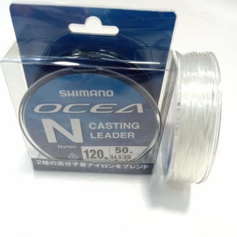 senar Shimano nylon leader 54kg 120lbs 50m
