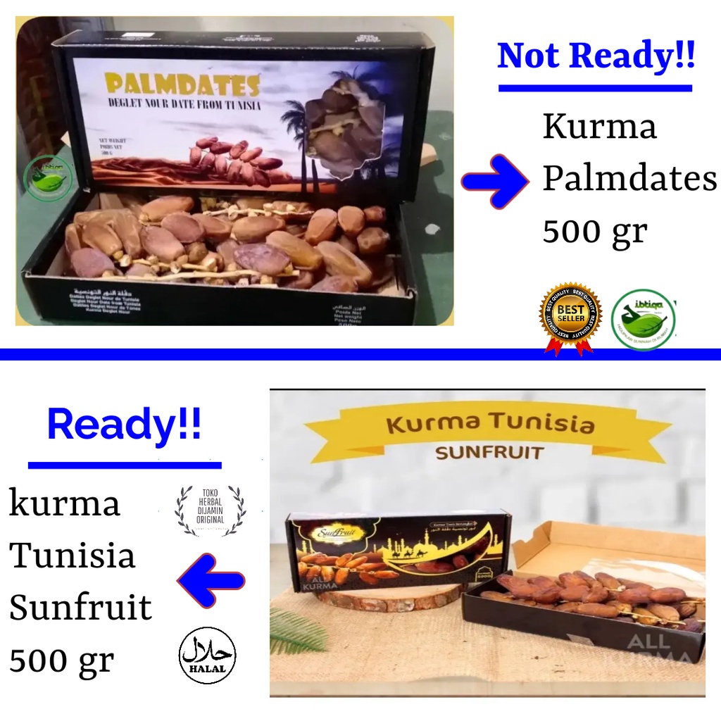 

Kurma Tunisia Sunfruit 500 gr | Kurma Tunis Tangkai | Cemilan & Oleh2 Haji 100% Original