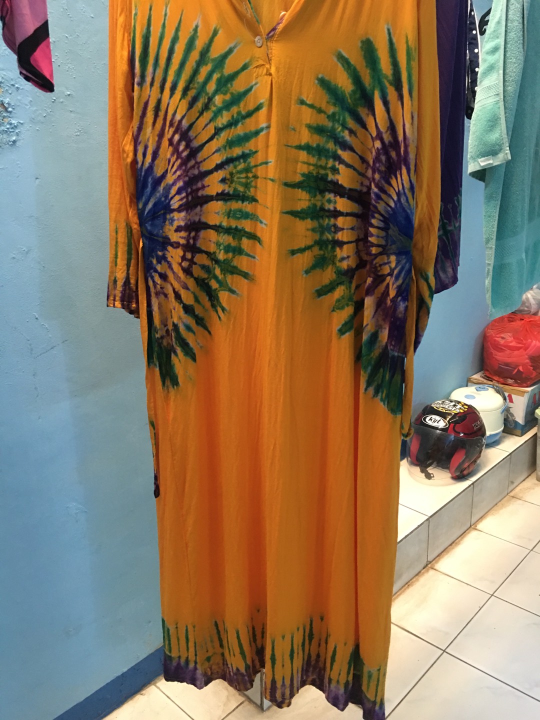 Ecer Gamis Falany Daster Lengan Panjang Wanita Batik Jumbo