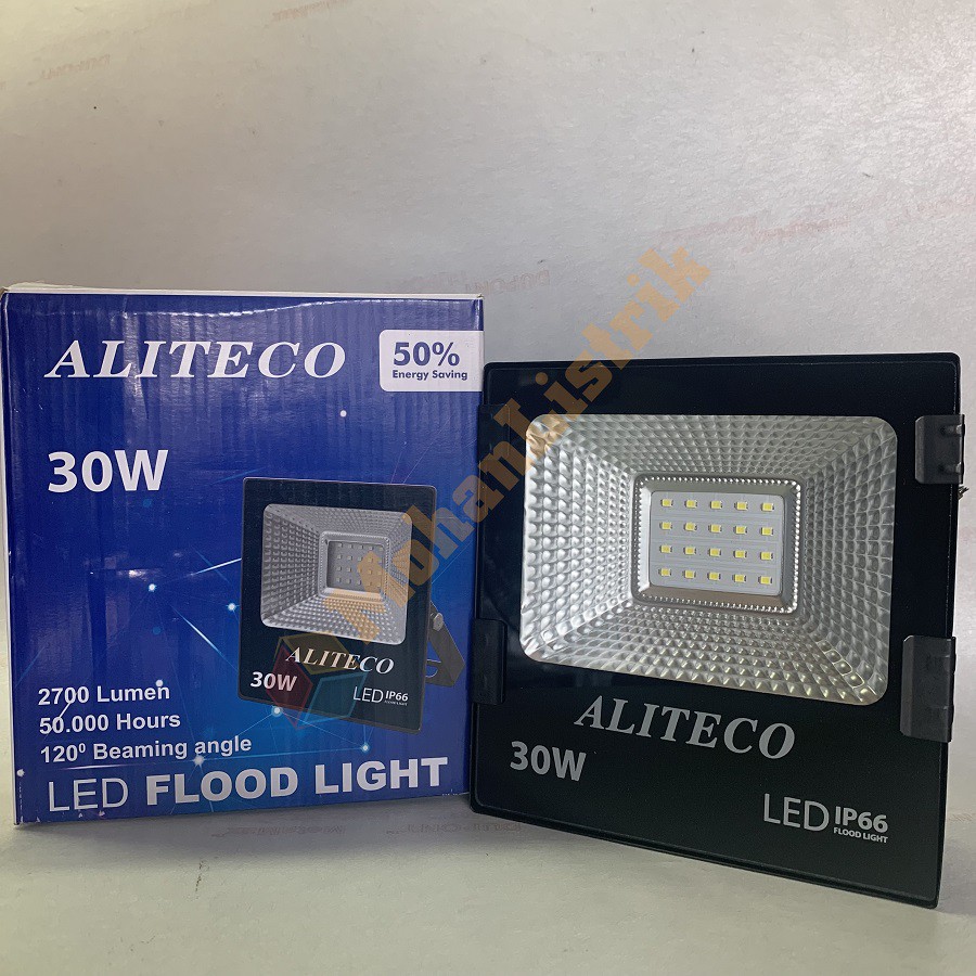 Lampu Sorot Tembak LED 30W 30Watt 30 Watt ALITECO PROBEST PUTIH