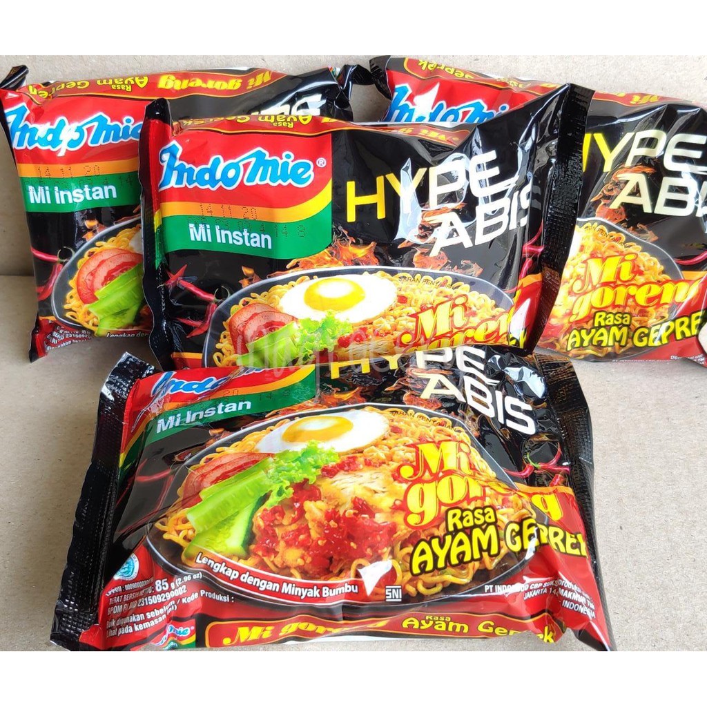 

INDOMIE HYPE ABIS MI GORENG RASA AYAM GEPREK (5PCS)