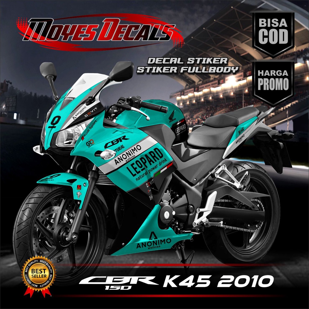 Striping CBR 150 Sticker cbr 150r k45 Full body decal cbr k45 stiker cbr k45 stiker motor cbr k45 Le