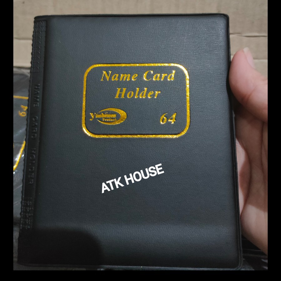 

Name Card Holder 64/Buku Kartu Nama/Dompet Album Tempat Kartu Nama
