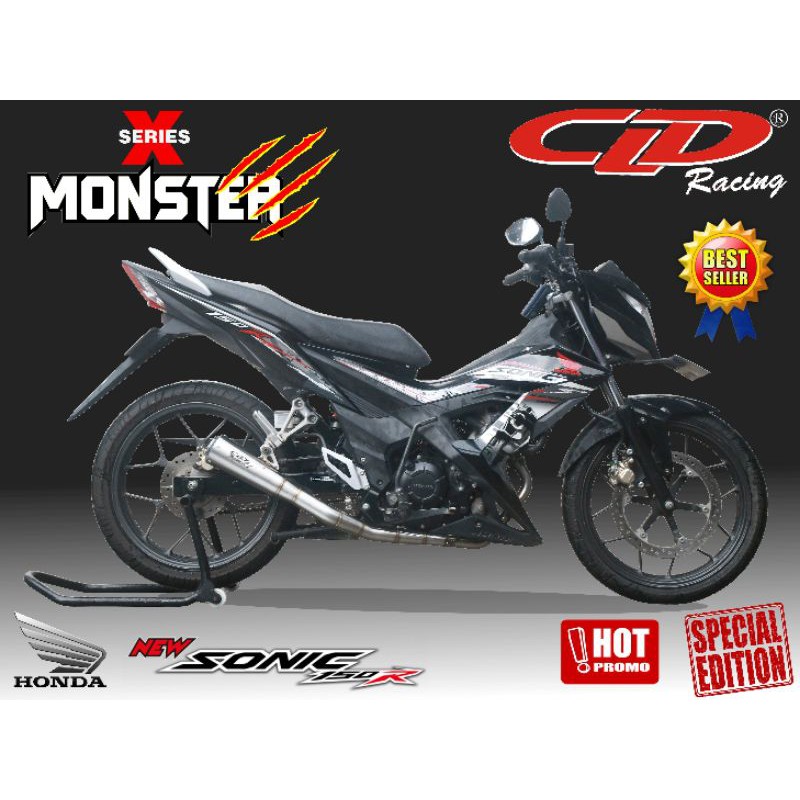 KNALPOT CLD RACING TYPE MONSTER X SERIES SONIC 150 R