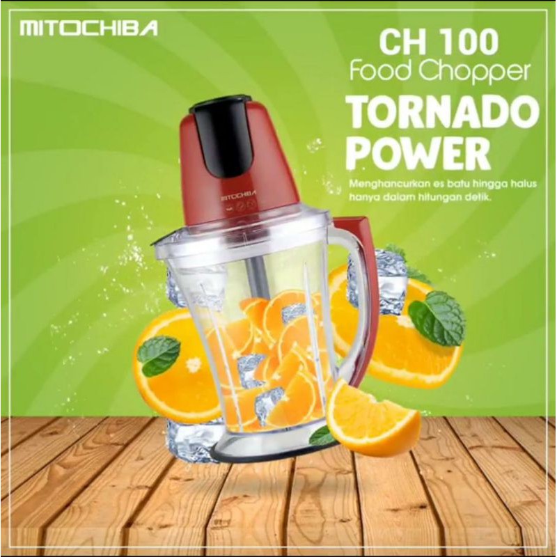 FOOD CHOPPER / BLENDER DAGING / BUMBU MITO MITOCHIBA CH 100 / CH100 GARANSI RESMI ORIGINAL