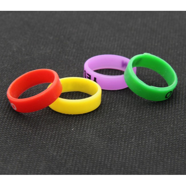 22MM silicone ring cool color decorative ring/ battery compartment/clipper/slingshot silicone decorative ring