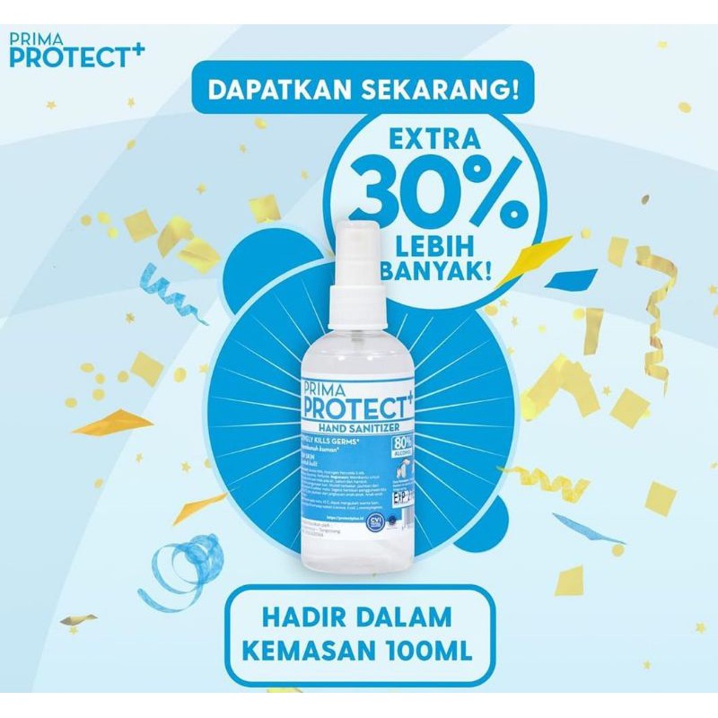 hand sanitizer spray 100ml prima protect plus (80% alcohol)