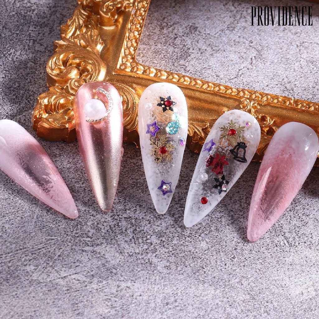 1 Kotak 6 Grids Desain Natal Untuk Dekorasi Manicure