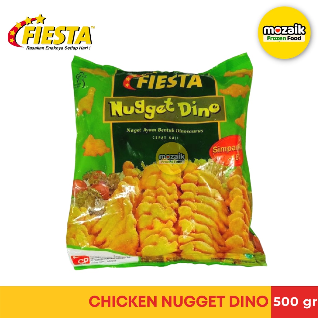 

Fiesta Nugget Ayam Dino Frozen Mart Frozen Food Palembang 500gr & 400gr