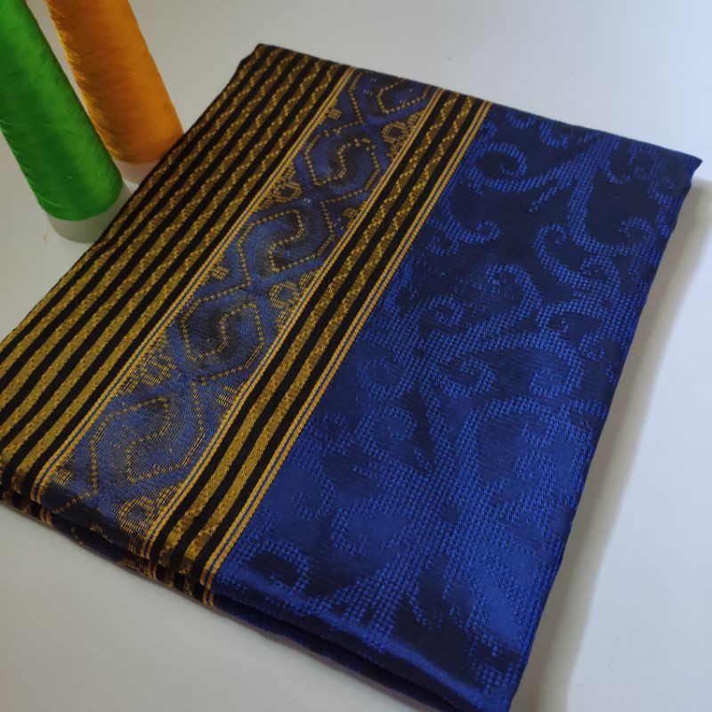 Songket Baron Biru | Tenun Songket Baron | Tenun Songket