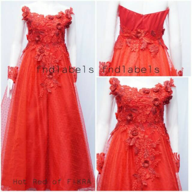 Fikra kebaya gaun hijab wisuda pesta gown party