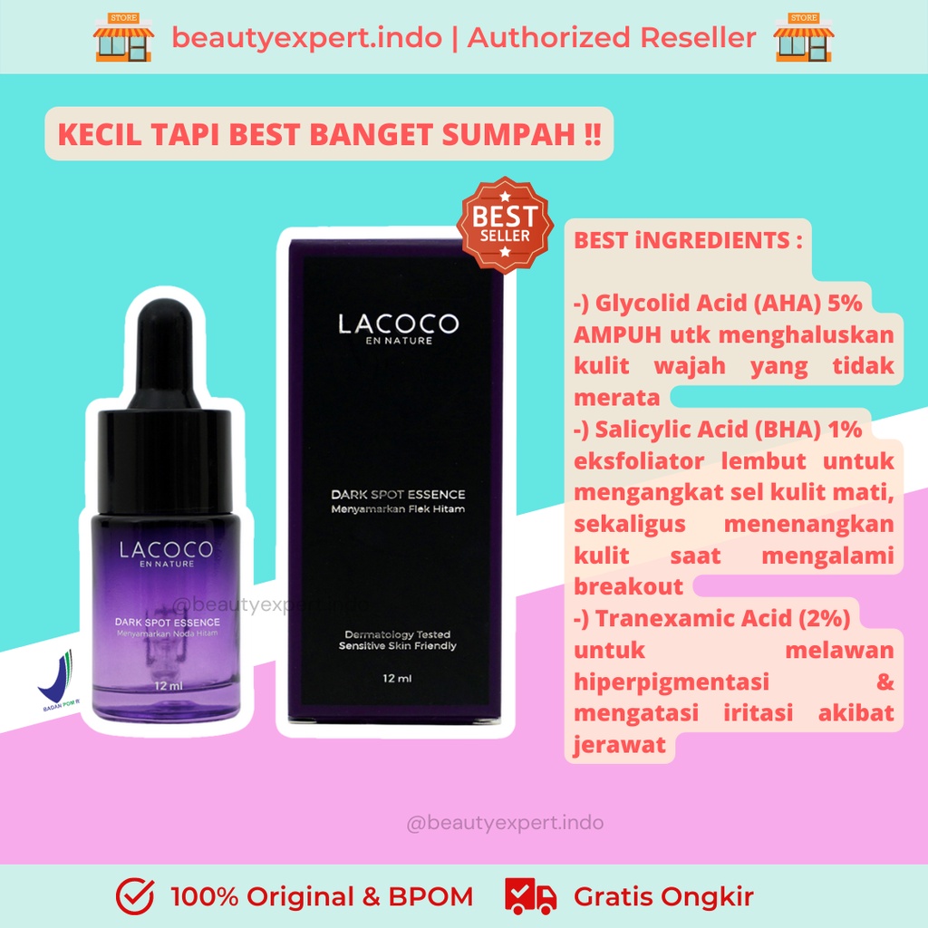 [ORIGINAL] LACOCO Dark Spot Essence | Serum Dark Spot | Essence | Dark Spot Essence | Serum Dark | S