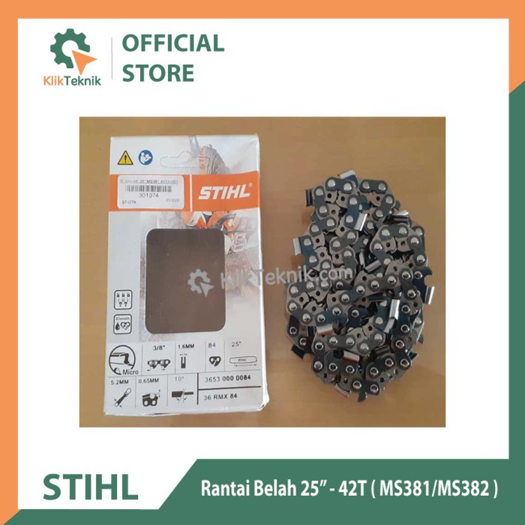 Rantai Stihl Belah 25" - 42T MS381
