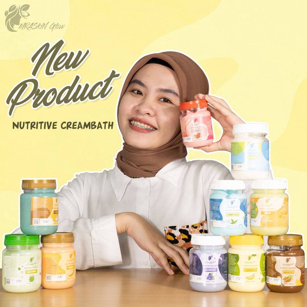 MRASKIN Mra Skin Hairmask Masker Rambut Nutritive Creambath