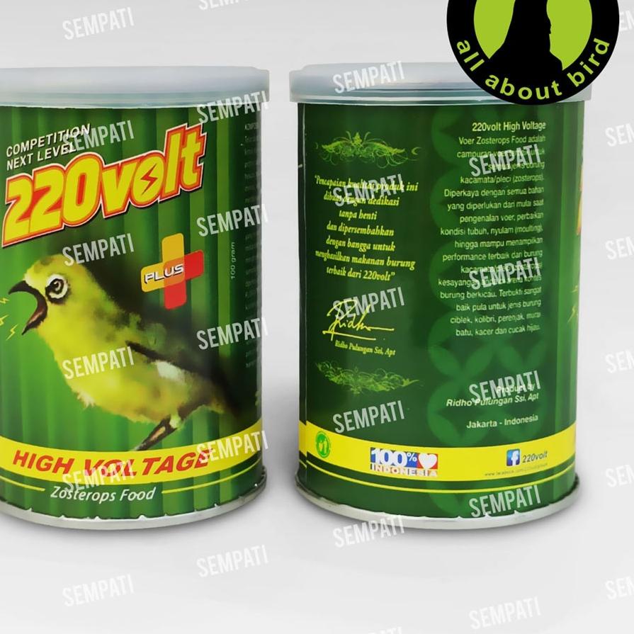 ✳ HIGH VOLTAGE 220 VOLT PAKAN SPESIAL BURUNG PLECI ORIENTAL WHITE EYE ⅎ