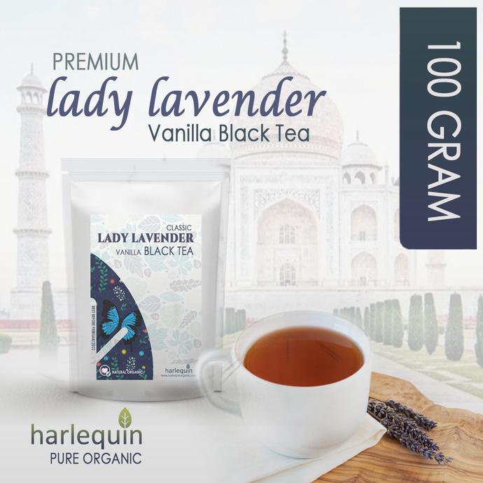 

[COD] Lady lavender Vanilla Tea 100 Gram Teh Assam Vanilla dengan Lavender [COD]