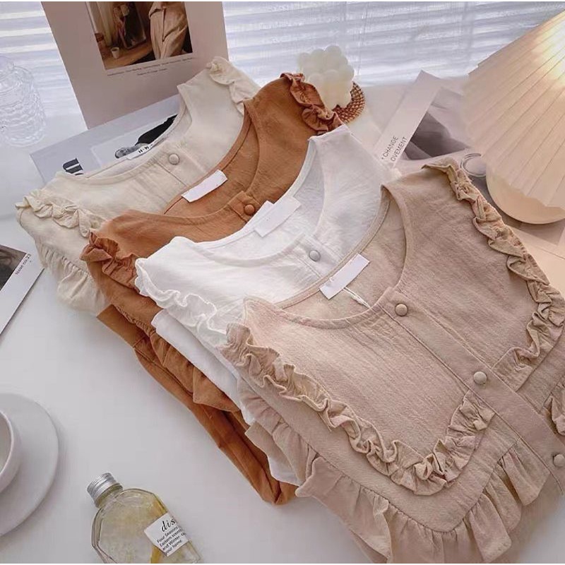 CILA BLOUSE/ BLOUSE KEMEJA/ KEMEJA WANITA/KEMEJA KOREAN STYLE/ATASAN WANITA