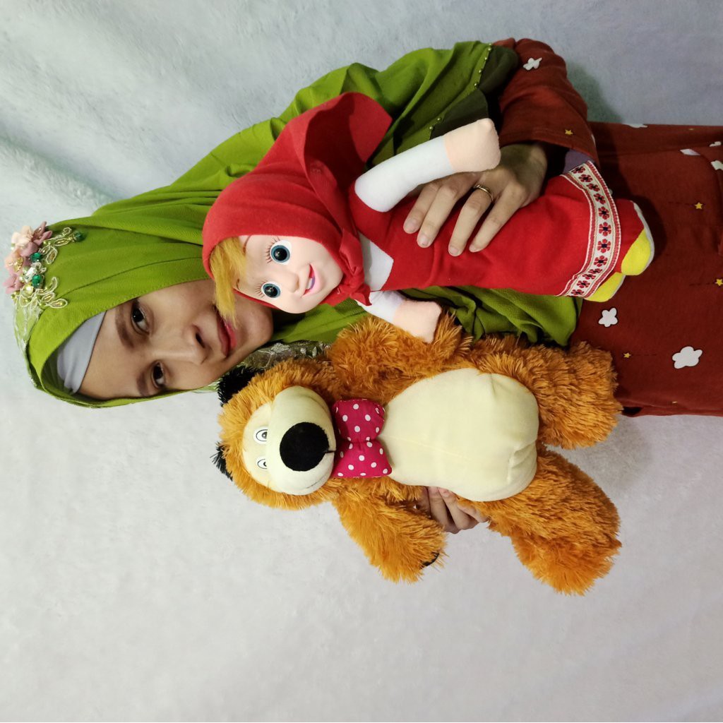 Boneka Marsha &amp; bear sepasang