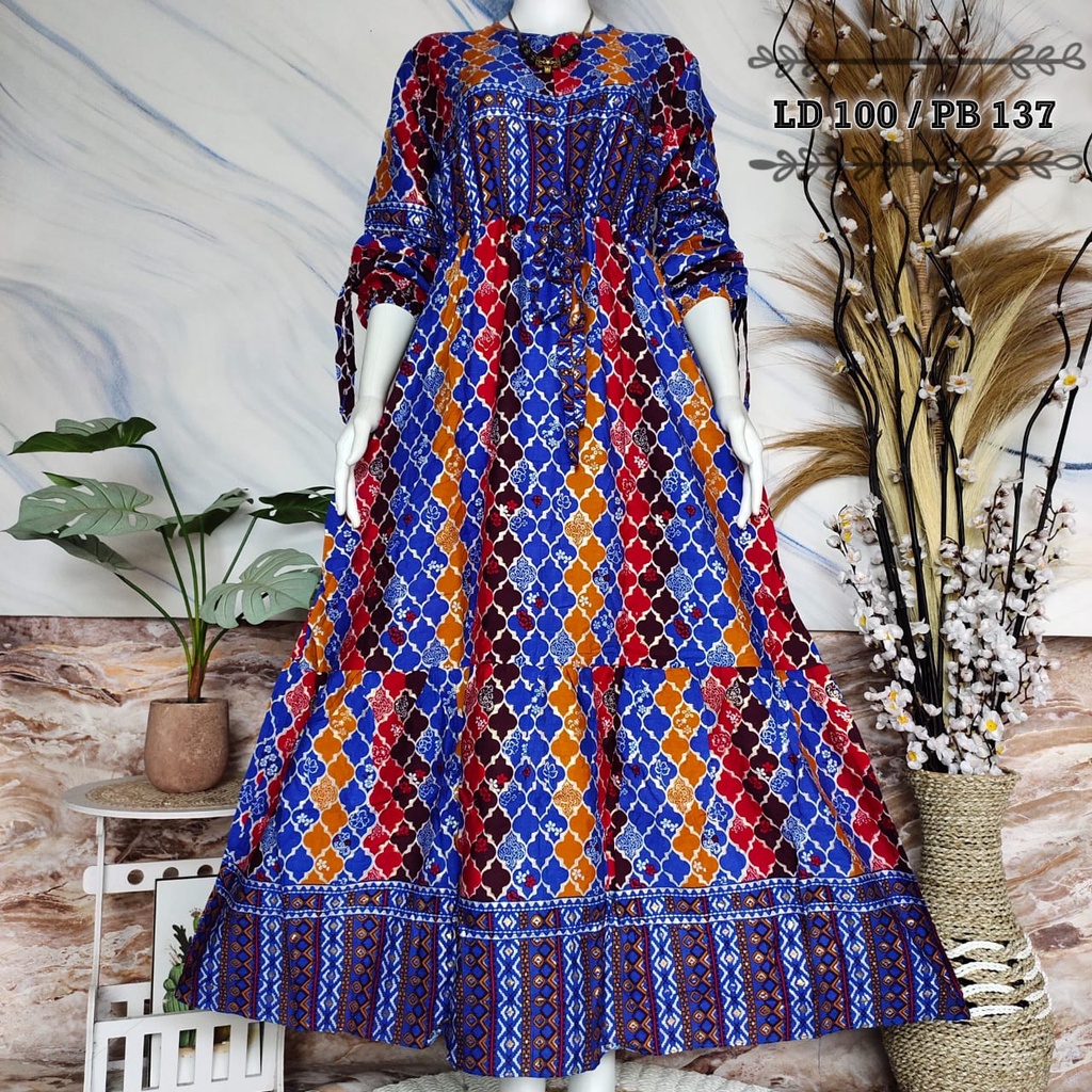 Gamis Rayon Prada / Gamis India / Rayon Etnik Gamis