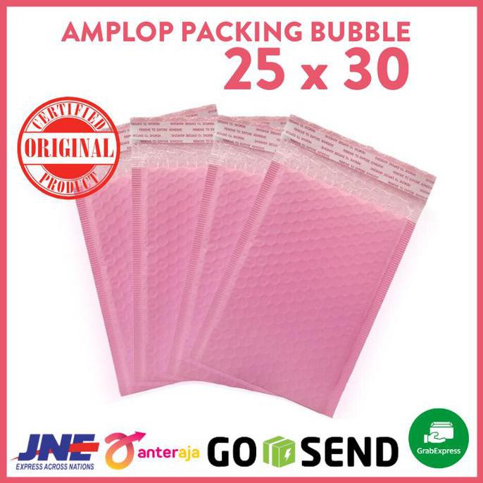 

TERMURAH 25 X 30 Amplop Packing Bubble Wrap Online Shop PINK / Amplop Kemasan