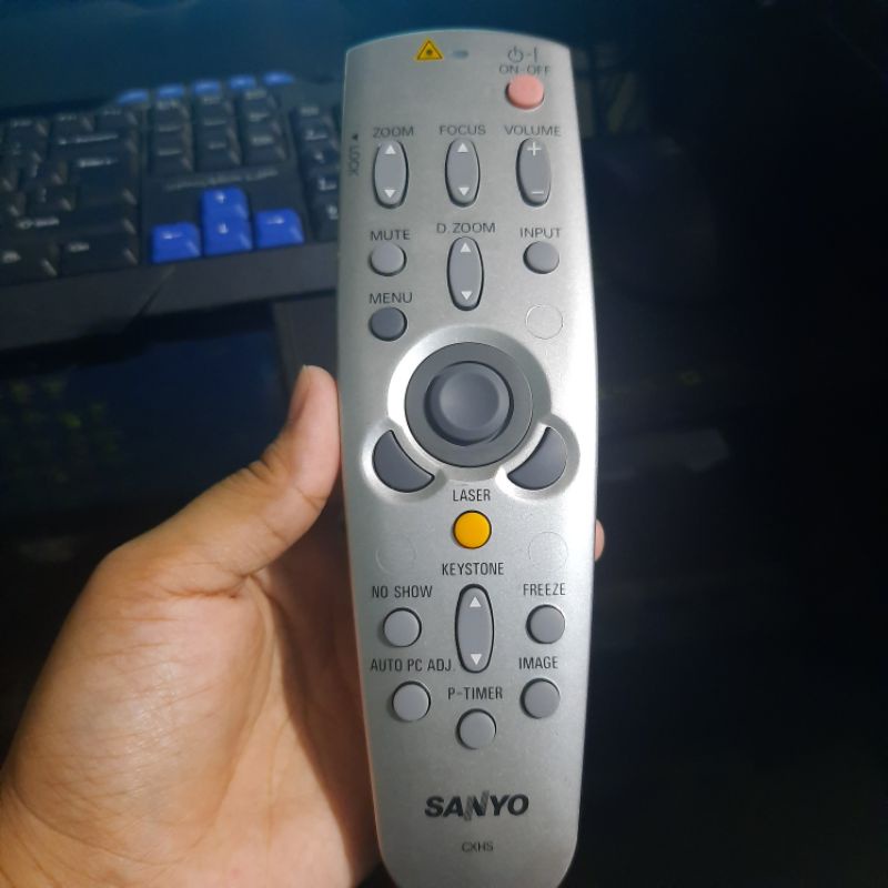 REMOTE REMOT PROYEKTOR PROJECTOR SANYO CXHS ORIGINAL ASLI