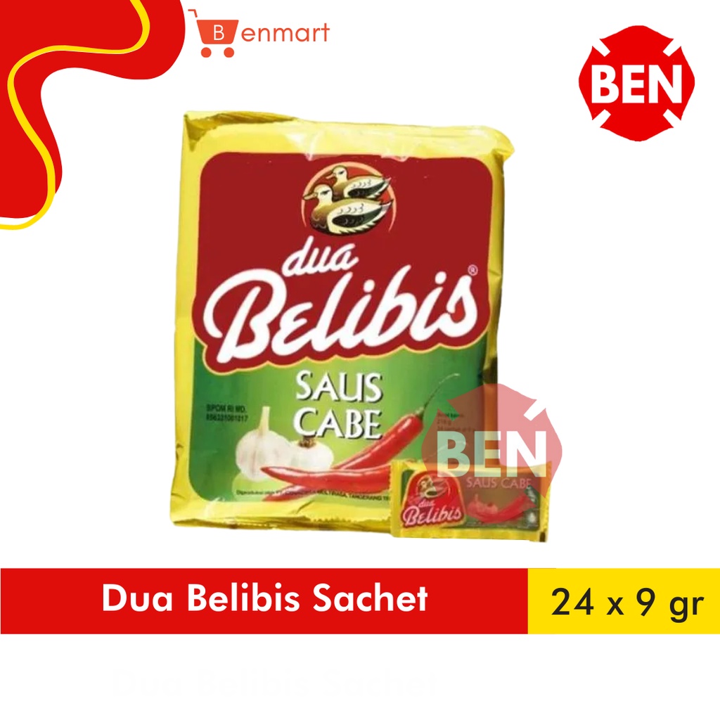 

Saus Cabe Dua Belibis 1 Pak 24 Sachet 9g 9gr Stick Kecil Saos Sambal