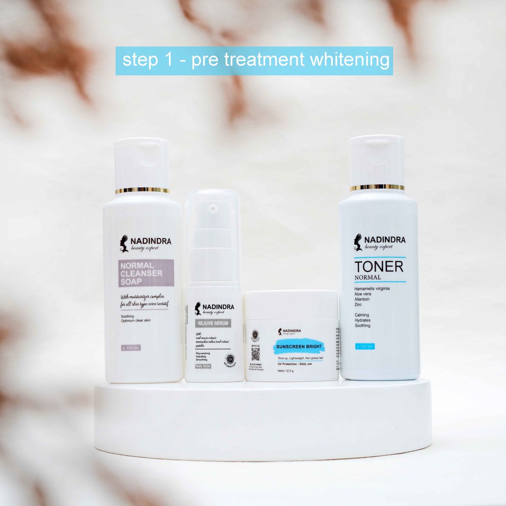 Nadindra Pre treatment WHITENING dan FLEK - paket Nadindra beauty expert
