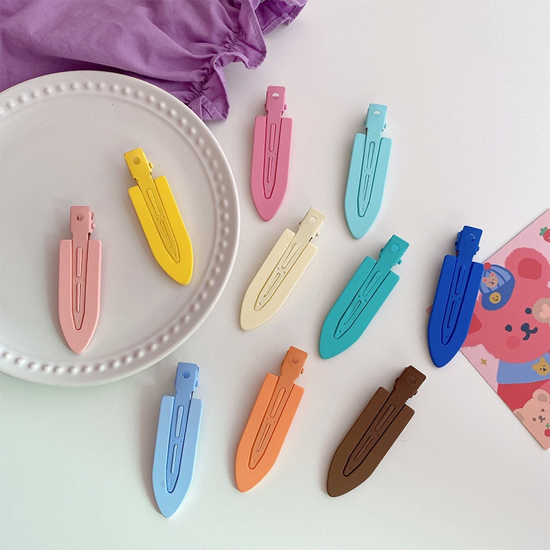 PIN PONI RAMBUT JEPIT RETRO BANGS FRIDGE SOLID POLOS COLORFUL WARNA WARNI JEPITAN HAIRCLIP METAL PLASTIC HAIR CLIP SNAP HAIRPIN SNAP ELEGAN FRENCH KOREAN STYLE AKSESORIS PITA PIN RAMBUT RIBBON ACCESSORIES