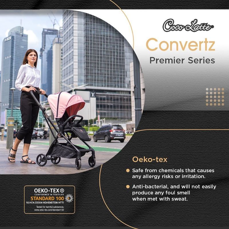 Stroller Reversible Cocolatte Convertz / Convertz+ / Convertz 2.0/ Kereta Dorong Bayi 2 arah