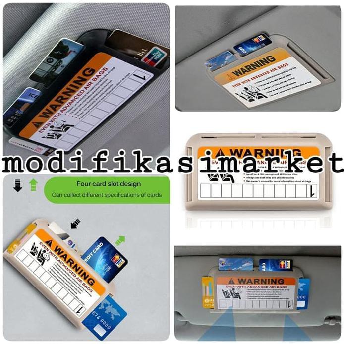 Tempat Kartu E Toll Tiket Kartu Parkir / Toll Card Holder Mobil
