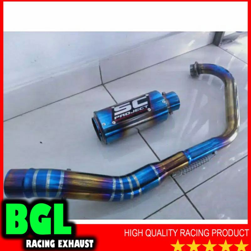 Knalpot racing SC project Vixion old/new advance