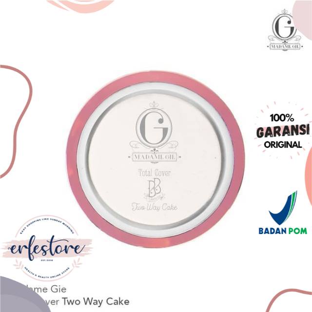Madame Gie Total Cover BB Two Way Cake / Bedak padat