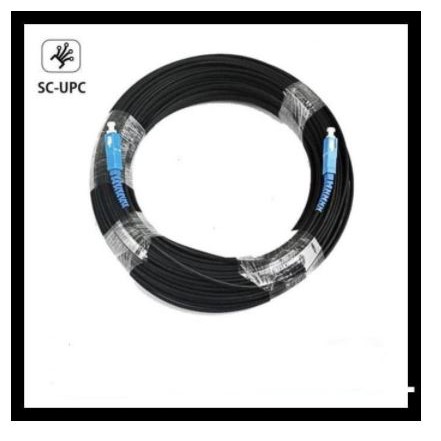 Kabel precon Sc Upc Ftth Fiber optic nyk 200m network sm sx 9-125 3.0mm - Cable fo optical 200 meter