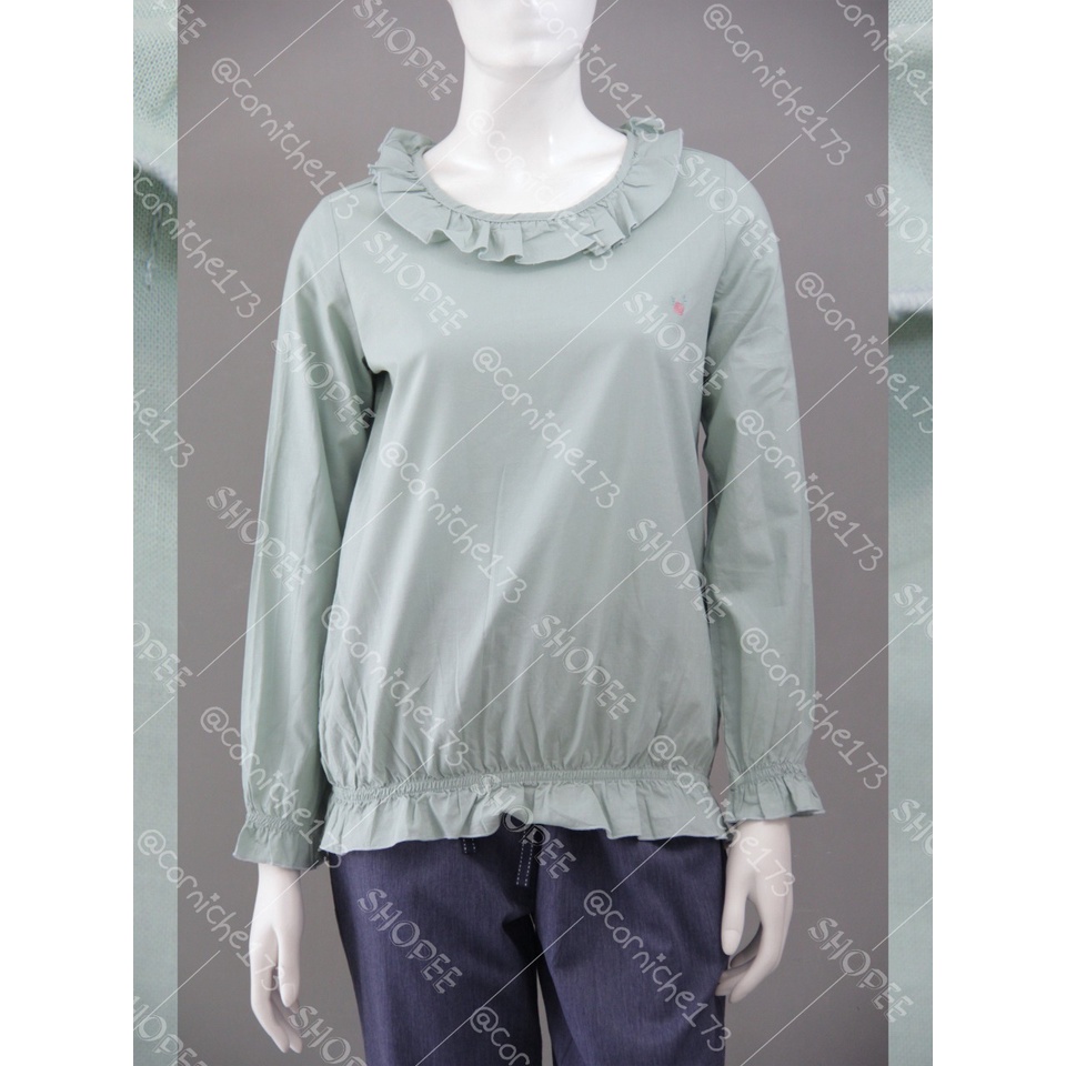 Corniche Rafella Blouse Frosty Green - TH231481